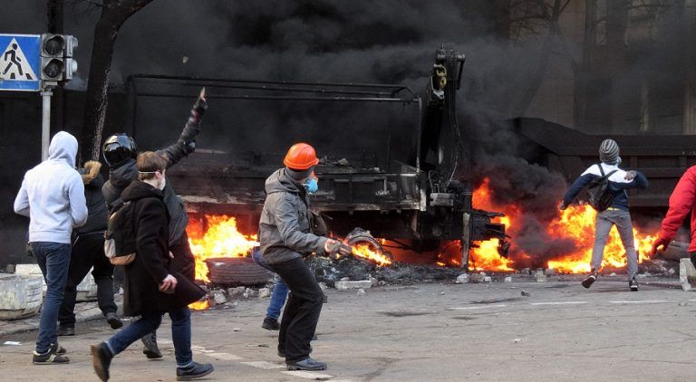 Walki na ulicach Kijowa