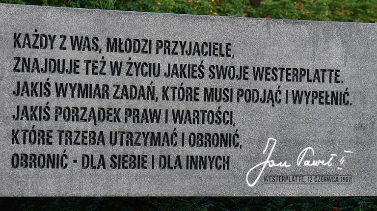 12 czerwca roku 1987 – wizyta św. Jana Pawła II na Westerplatte i wypowiedzenie słynnych słów