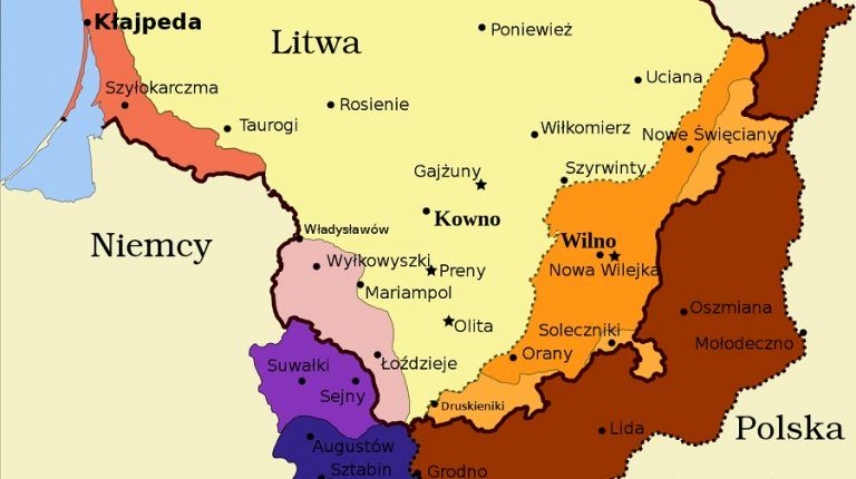 10 października roku 1939 – Związek Sowiecki przekazuje Litwie Wileńszczyznę zrabowaną Polsce