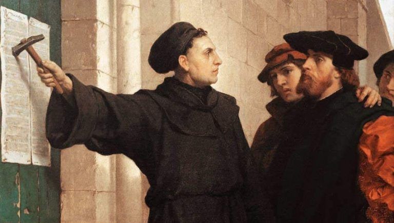 31 października roku 1517 – Luther przybija swoje tezy do drzwi katedry w Wittenberdze